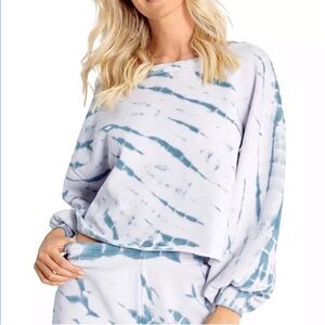 Wildfox Olivia Tie-Dye Sweatshirt oversized lightweight cozy small